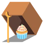 mouse trap + cupcake