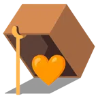mouse trap + orange heart
