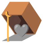 mouse trap + grey heart