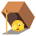 mouse trap + face with peeking eye