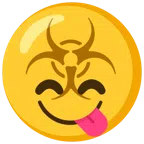 biohazard + face savoring food