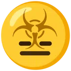 biohazard + expressionless face