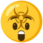 biohazard + astonished face