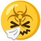 biohazard + sneezing face