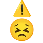 warning + persevering face