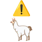 warning + llama