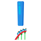red exclamation mark + roller coaster