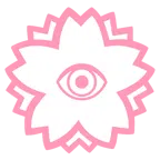 occhio + fiore bianco