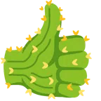 pollice in su + cactus