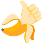 pollice in su + banana