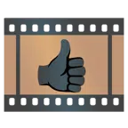 pollice in su + pellicola cinematografica