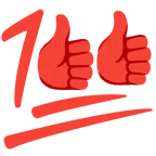 pollice in su + 100 punti