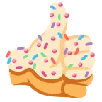 pollice in su + cupcake