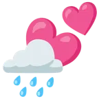 due cuori + pioggia