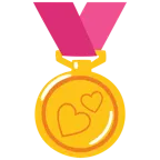 due cuori + medaglia d’oro