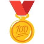 100 punti + medaglia d’oro