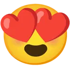 smiling face with heart-eyes + smiling face with heart-eyes