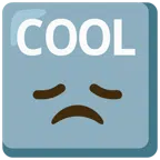 COOL button + disappointed face