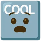 COOL button + anguished face