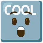 COOL button + astonished face