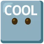 COOL button + face without mouth