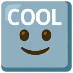 COOL button + slightly smiling face