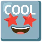 COOL button + star-struck