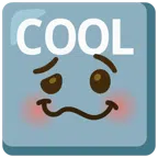 COOL button + woozy face