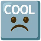 COOL button + frowning face