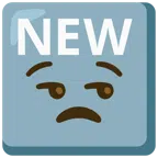 NEW button + unamused face