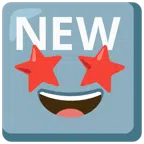 NEW button + star-struck