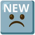NEW button + frowning face