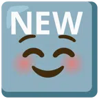 NEW button + smiling face