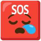 SOS button + sleepy face