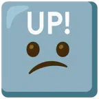 UP! button + confused face