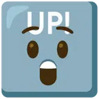 UP! button + astonished face