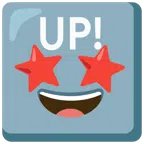 UP! button + star-struck