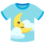 faccina ultimo quarto di luna + t-shirt