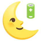 faccina ultimo quarto di luna + batteria