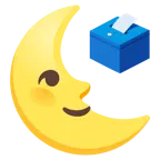 faccina ultimo quarto di luna + urna elettorale con scheda