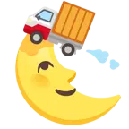 faccina ultimo quarto di luna + camion