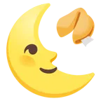 faccina ultimo quarto di luna + biscotto della fortuna