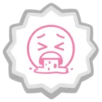 ลูกชิ้นปลา + หน้าอาเจียน
