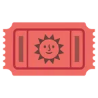 Eintrittskarten + Sonne mit Gesicht