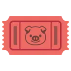 Eintrittskarten + Schweinegesicht