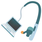 wędka + laptop