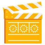 film tahtası + güneş yüz