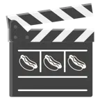 film tahtası + sosisli sandviç