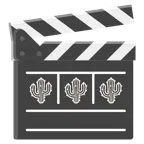 film tahtası + kaktüs