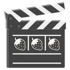 film tahtası + çilek